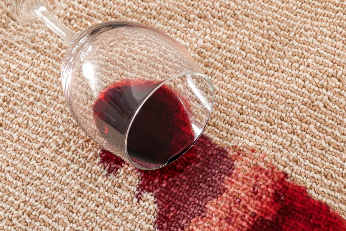 How to Remove Red Wine Stains from Carpet Safely